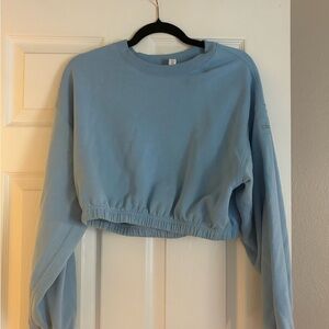 ALO Yoga Sky Blue Crewneck Top